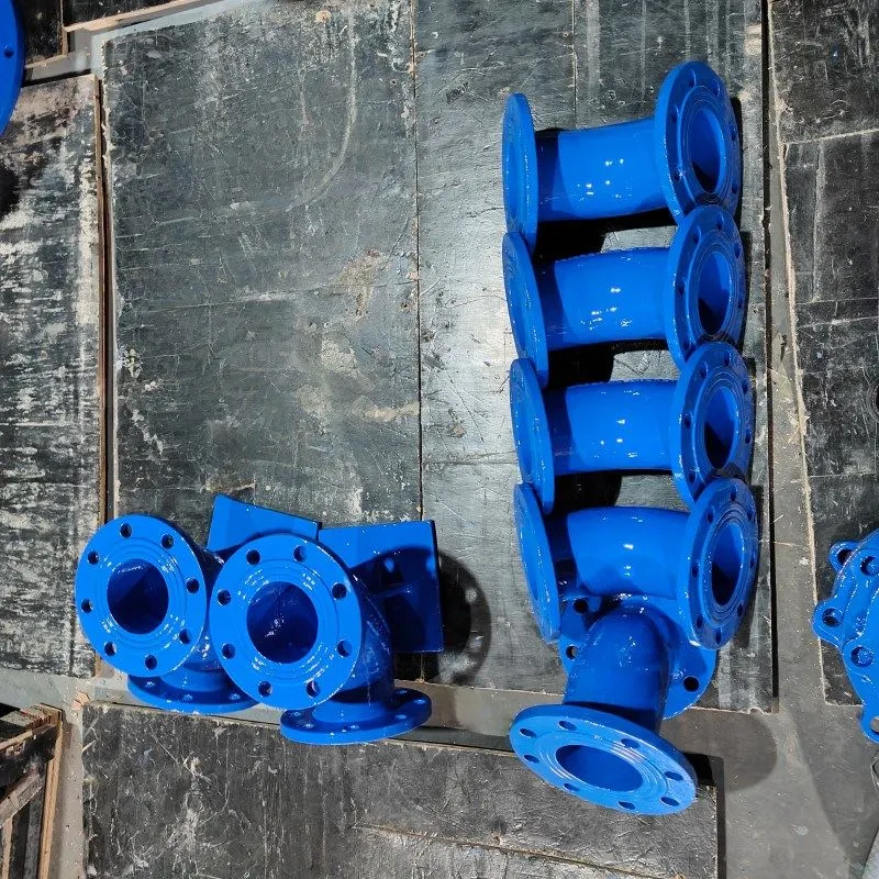 Dvojité-přírubové koleno DN100 45 stupně